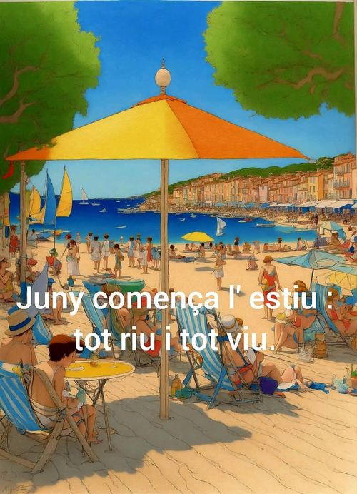 Juny comença l'estiu, tot riu i tot viu