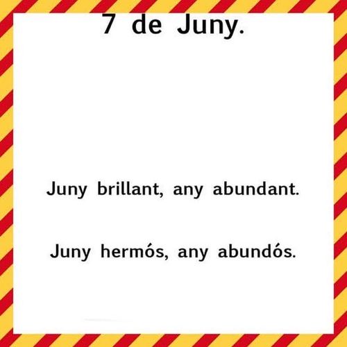 El juny formós és abundós