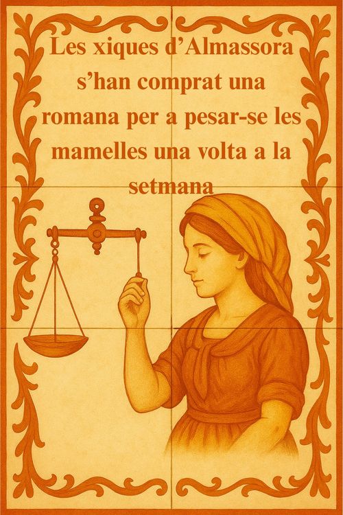 S'han comprat una romana per pesar-se les mamelles dos voltes a la setmana