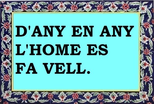 D'any en any ens fem vells
