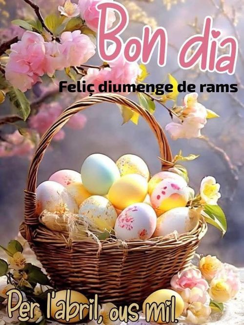 Per l'abril, ous mil