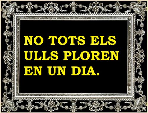 No tots els ulls ploren al mateix dia