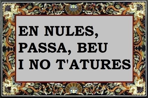 A Nules, beu i no t'atures