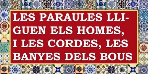 El bou per la banya i l'home per la paraula