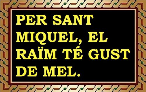 Per Sant Miquel, el raïm té gust de mel