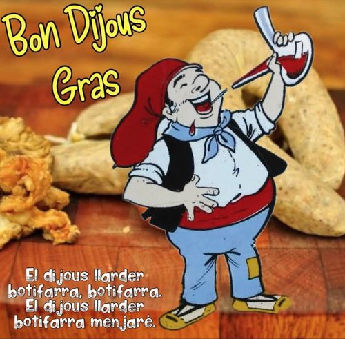 El Dijous Llarder, botifarra menjaré