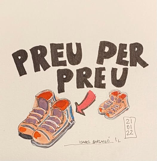 Preu per preu, sabates grosses