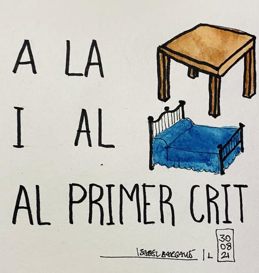 A la taula i al llit, al primer crit