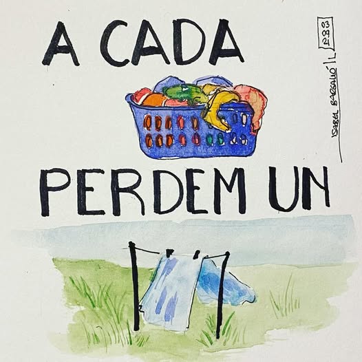 A cada bugada es perd un llençol