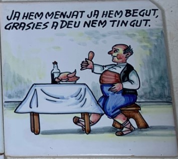 Ja hem menjat, ja hem begut, gràcies a Déu que n'hem tingut