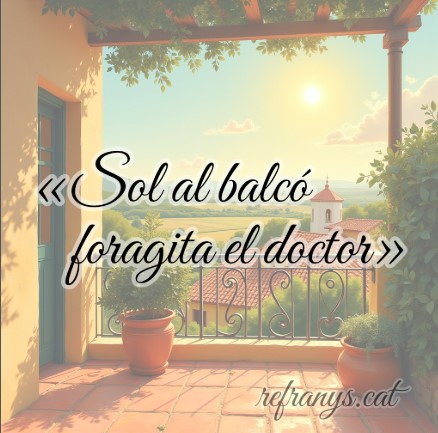 Sol al balcó foragita el doctor