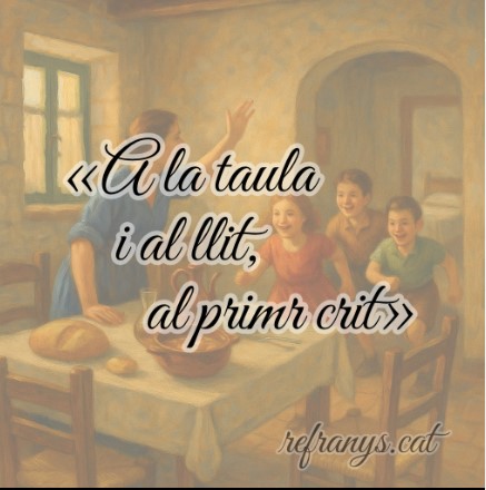 A la taula i al llit, al primer crit
