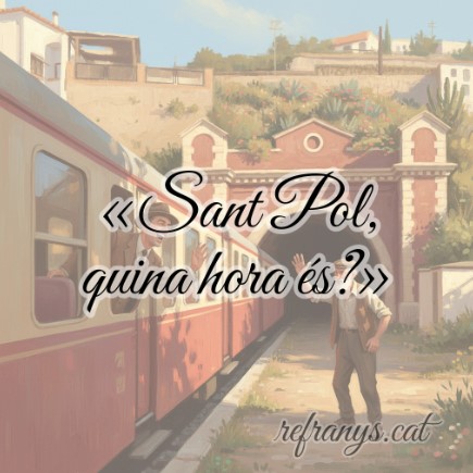 Sant Pol, quina hora és?