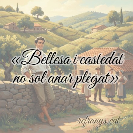 Bellesa i castedat no sol anar plegat