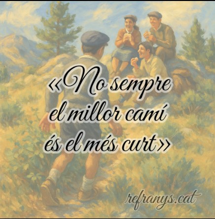 No sempre el millor camí és el més curt