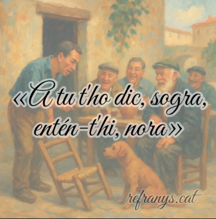 A tu t'ho dic, sogra, entén-t'hi, nora