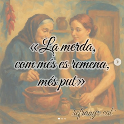 Com més es remena la merda més put