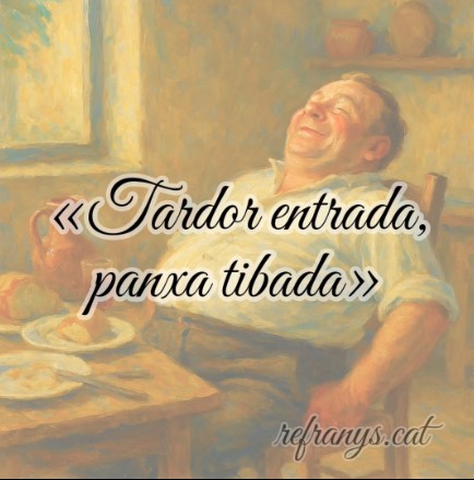 Tardor entrada, panxa tibada