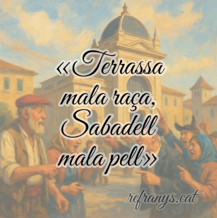 Terrassa, mala raça; Sabadell, mala pell