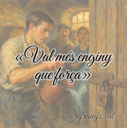 Val més enginy que força