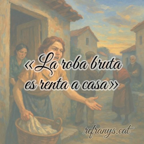 La roba bruta es renta a casa