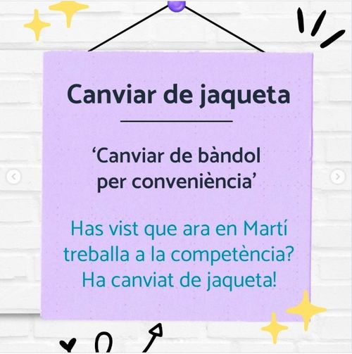 Canviar de jaqueta
