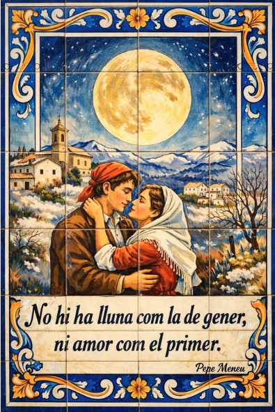 D'amors, el primer; de llunes, la de gener