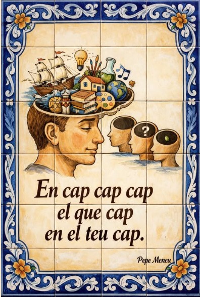 En cap cap cap el que cap en aquest cap