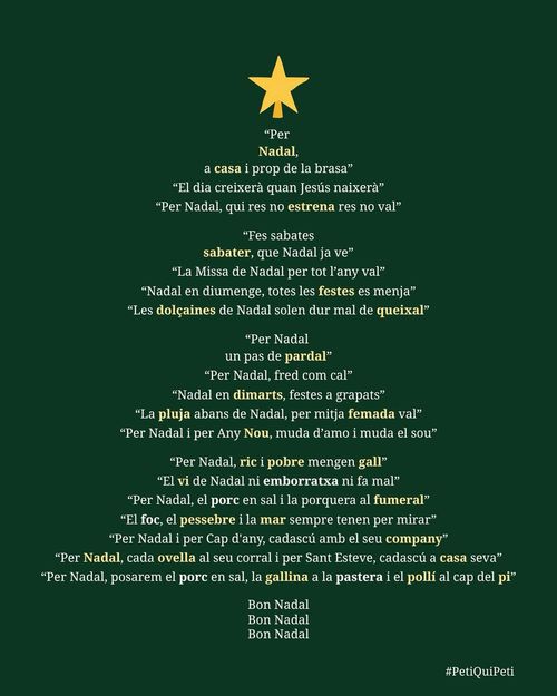 Per Nadal, a casa i prop de la brasa
