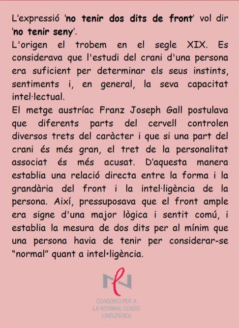Dos dits de front