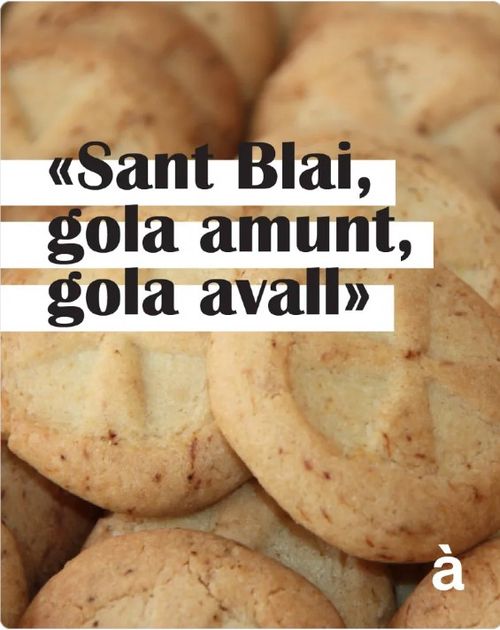 Sant Blai, gola amunt, gola avall
