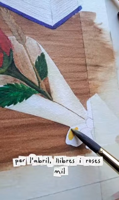 Per l'abril, llibres i roses mil
