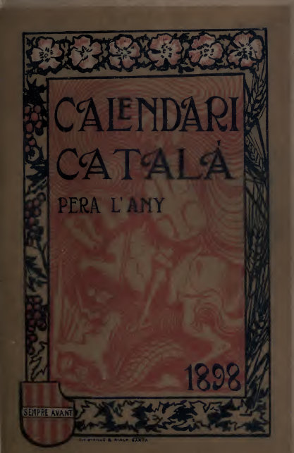 Calendari català, per a l'any 1898