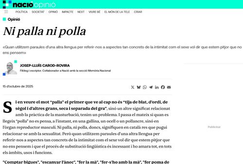 «Ni palla ni polla»