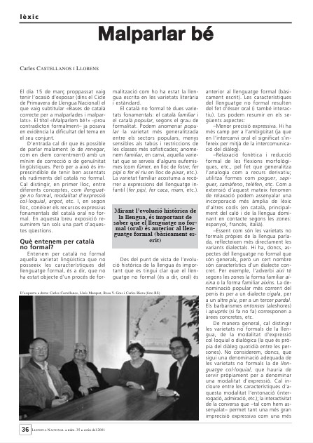 «Malparlar bé»