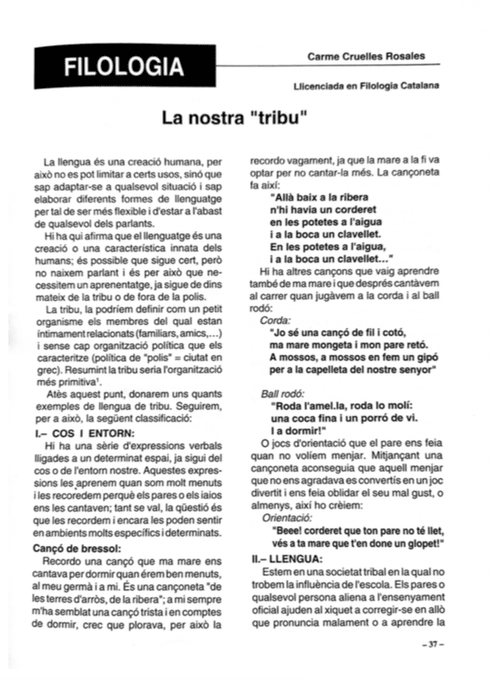 «La nostra tribu»