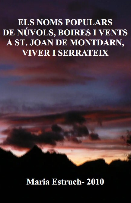 Els noms populars de núvols, boires i vents a Viver, Serrateix i Sant Joan de Montdarn