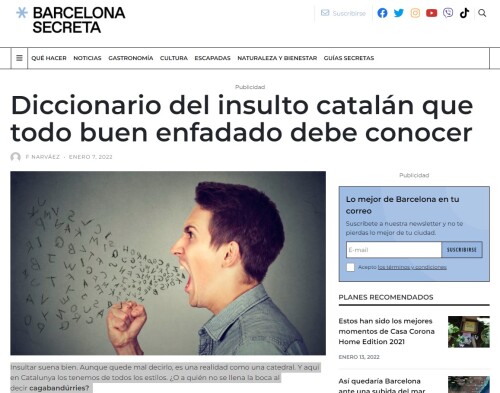 «Diccionario del insulto catalán que todo buen enfadado debe conocer»