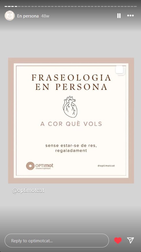 Fraseologia en persona