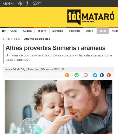 «Proverbis o refranys de Sumèria»