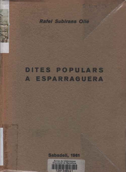 Dites populars a Esparraguera