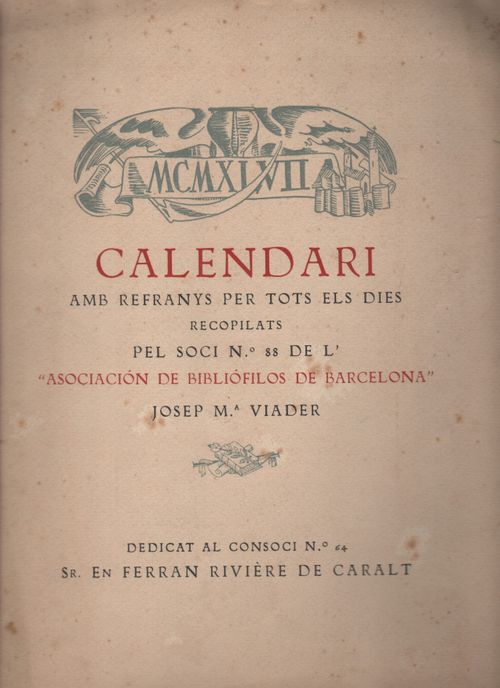 Calendari amb refranys per tots els dies