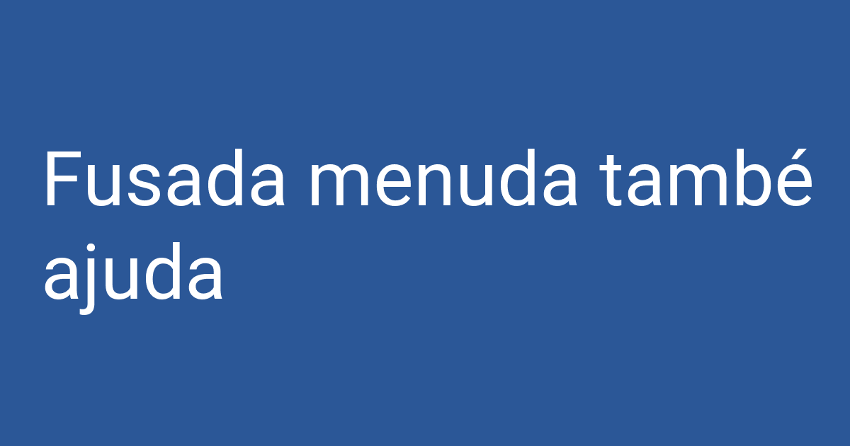Menuda Fusada menuda també ajuda | PCCD