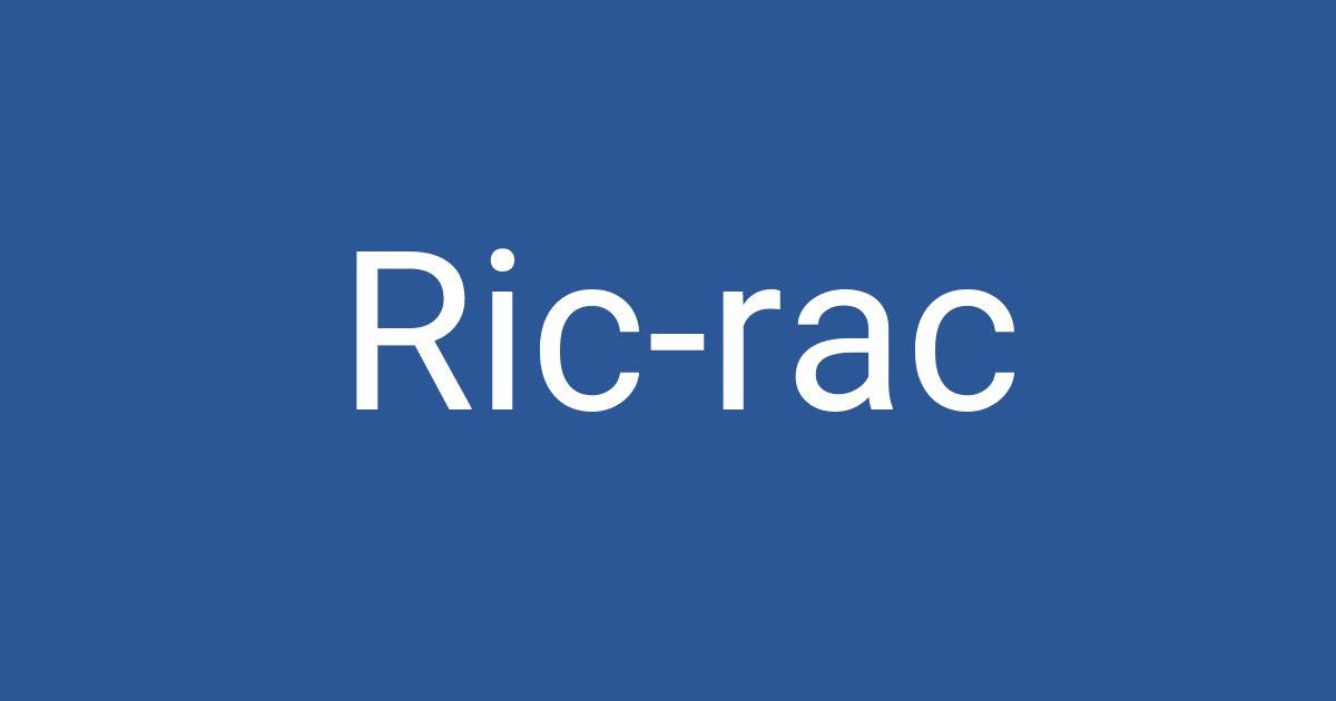 Ric-rac | PCCD